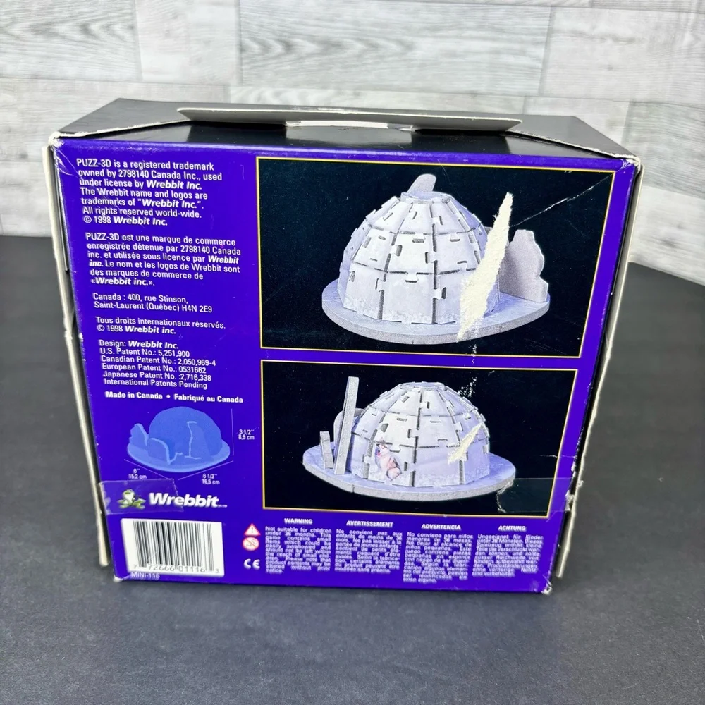 Mini Igloo Puzzle‎ - White